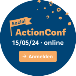 Logo Social Action Conference - Onlineevent am 15.05.2024 - Jetzt anmelden
